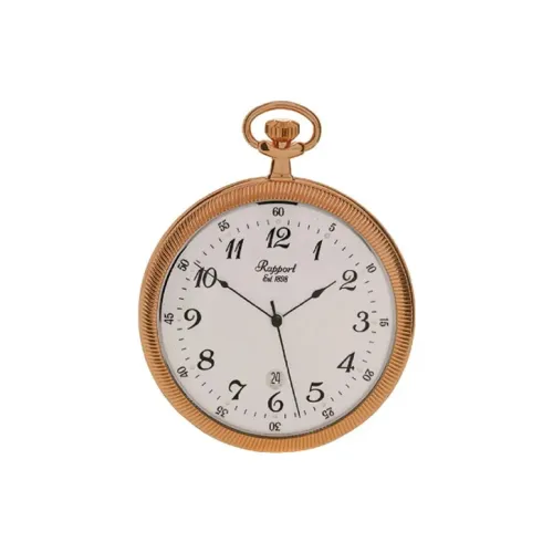 RAPPORT Кварцевый механизм металл карманные часы 48 мм унисекс золото PW34Rapport