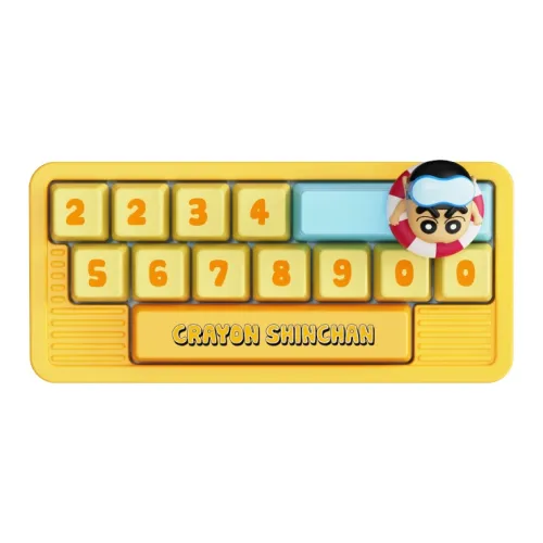 ROCK x Crayon Shinchan Парковочное количество пластина механический дизайн клавиатуры One Touch Concealment милый стиль мерч по IP