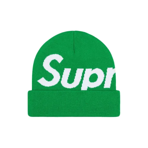 Supreme Кашемировая смесь Шапки-бини Унисекс Зеленый