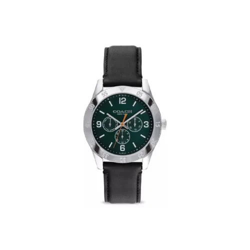 COACH Кварцевый механизм Мужские часы 42 мм Зеленый