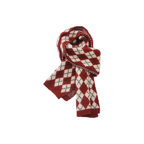 PISHUSHU Полиэфирный трикотаж Шарфы Женские