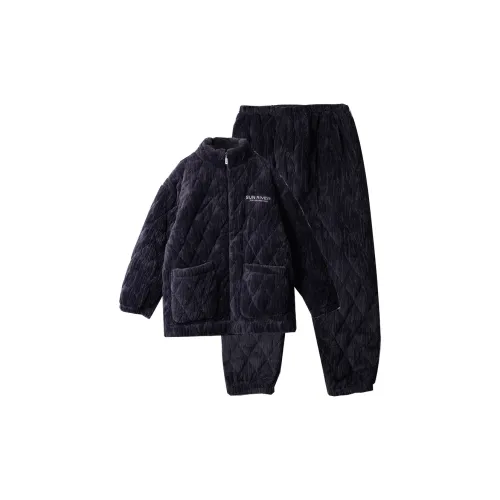 Dorame Dark Gray Men's Pajama Sets Dorame Темно-серый мужской пижамный комплект