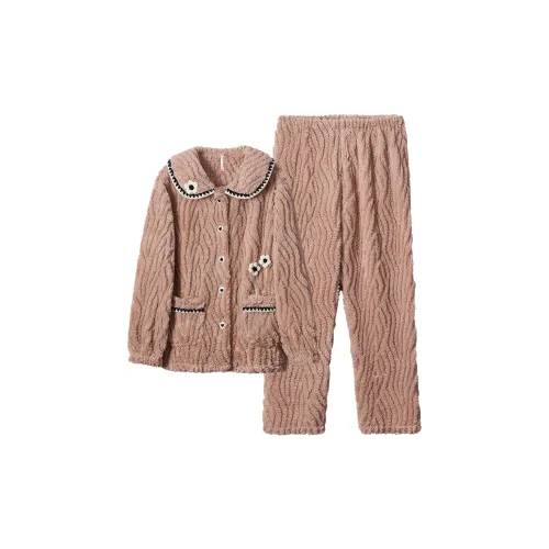 Dorame Молоко Лимон Женские Пижамные Комплекты