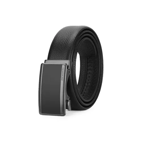 PIERRE CARDIN Бизнес Автоматический Застежка Ремешки из Коровьей Кожи Мужские Черные 3,5 см