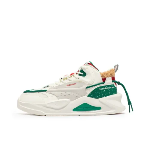 361° Life Collection Термический Slip-resistant и Устойчивый к Износу Низкий Топ Скейтборд Кроссовки Мужские Белые Зеленые