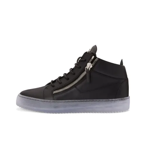 Giuseppe Zanotti GZ Kriss MID Топ Скейтборд Кроссовки Мужской Черный