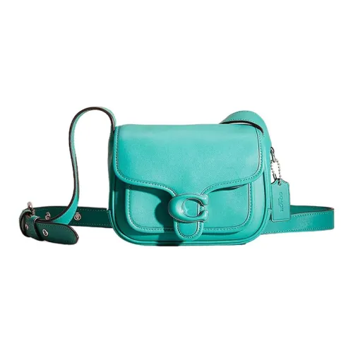 COACH Tabby Кожа Bacchus Сумка Сумка через плечо Маленькая Женская Серебряный Ярко-зеленый