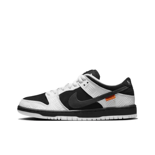 TIGHTBOOTH x Nike Dunk SB Low Амортизация Износостойкий Низкий Топ Скейтборд Кроссовки Унисекс Черный Белый