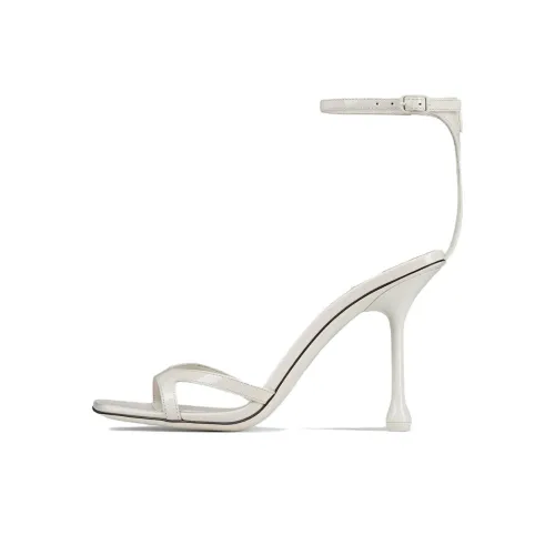 Jimmy Choo Ixia Сандалии 95 one Ремень Сандалии 9,5 см Женские Белые