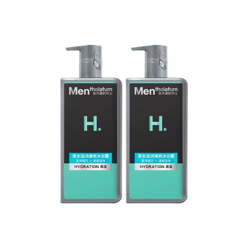 Mentholatum Освежающий Мужской Гель для душа Восстанавливающее Мыло Аромат 500 мл*2