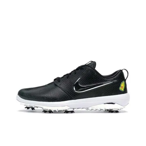 nike Roshe One GOLF Tour 'Masters Шокабсорбирующие Противоскользящие Устойчивые к истиранию Низкий Топ Обувь для гольфа Унисекс Черный