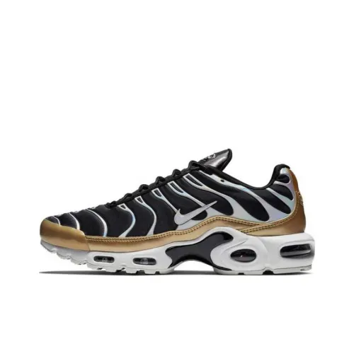 Nike Air Max Plus Low Top Беговые кроссовки Женские Черный Золото