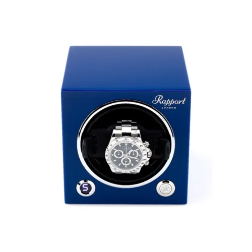 RAPPORT Одиночное отделение для часов Watch Winder синий унисекс