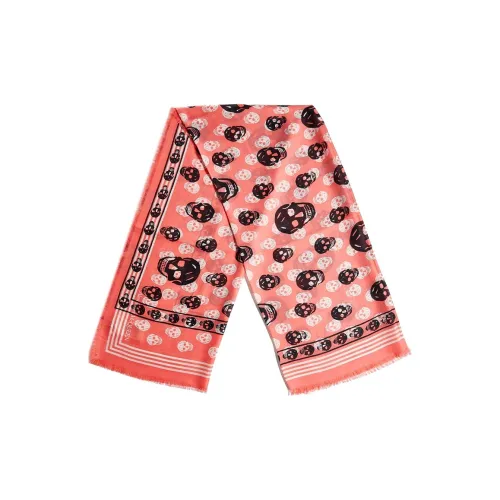 Alexander McQueen Модальные вязаные шарфы женские