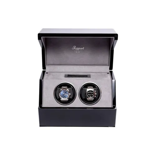 RAPPORT Watch Winder Двойной Отделение для часов Черный