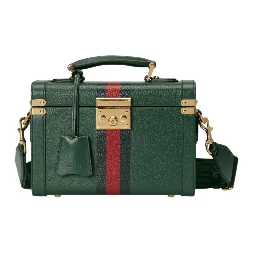 GUCCI Кожа Сумка через плечо Сумка Косметичка Обычная Женская Зеленая