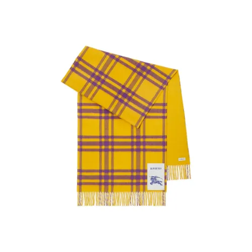 Burberry Вязаные шарфы Мужской Желтый
