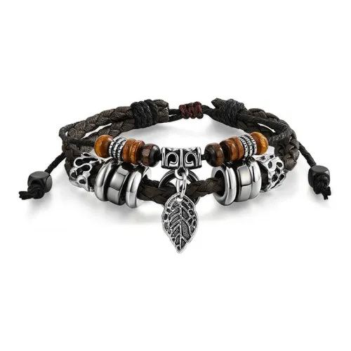 Goran Alloy Cotton Linen Blend Bracelets Unisex