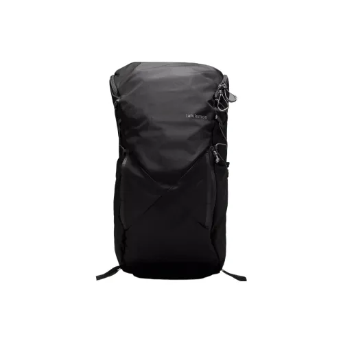 Lululemon Nylon Backpack Standard Unisex Black Лулulemon Нейлоновый рюкзак стандартный унисекс черный