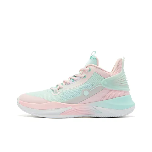 QIAODAN Баскетбольные кроссовки Low Top Розовые Мужские