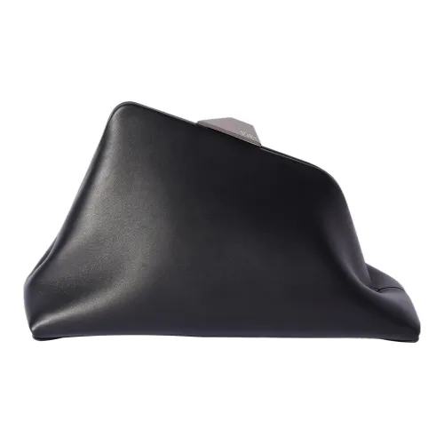 The Attico Овчина Нерегулярной Формы Сумка Ручная Сумка через плечо Сумка через плечо Женская Черная