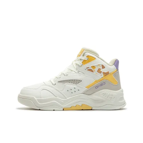 361° Type Winter Цвет печенья Slip-resistant Abrasion-resistant Thermal High Top Casual Women's White Yellow