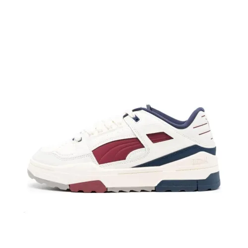 PUMA Sliptream Xtreme Устойчивые к истиранию амортизаторы Низкие Кроссовки для скейтбординга Женские Белые Черные Синие