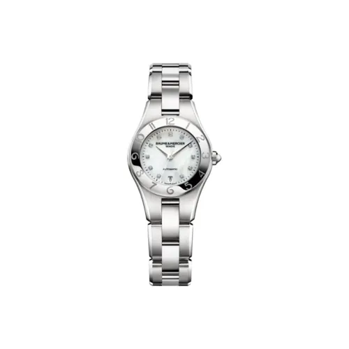 Baume & Mercier Автоматический Механический Movement Женские Часы Lingni Collection 27 мм Жемчужная Раковина Цвет