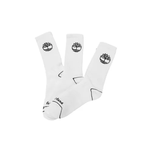Timberland Носки до колена унисекс 3 упаковки белые