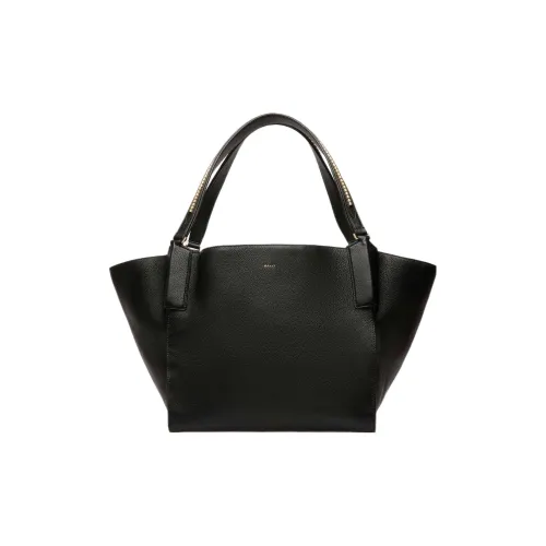 BALLY Телячья кожа Тоут Сумка Сумка для покупок Сумка Большая Мужская Черная