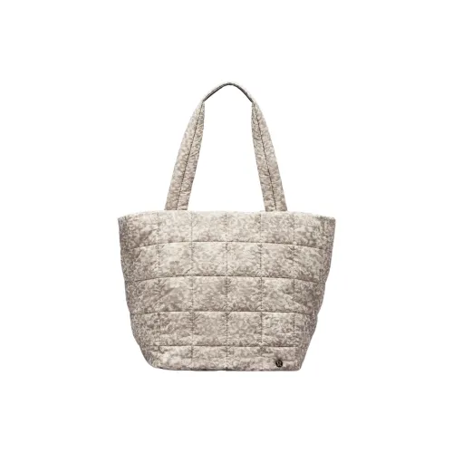 lululemon Нейлон Тоут Сумка Сумка для покупок Сумка на плечо Сумка Женская Леопардовый принт Белый Опал Угольный Пудра