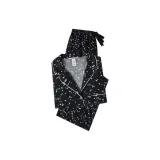 Чёрный принт со звездами