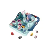 Приключение Король-Размер Макарон отправляет 5 машин: школьный автобус + полицейская машина + Пламя + школьный автобус + скорую помощь + самолет