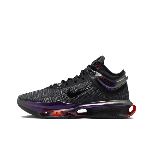 Nike Air Zoom г.T. Jump 2 EP Low Топ Баскетбольные кроссовки Мужской Черный Фиолетовый Азиатская Версия