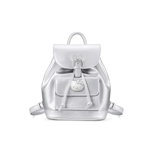 Zgo Hello Kitty Рюкзаки Серебряные Женские