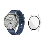 GT4 Коллекция 46MM Циферблат-Специфические Чехлы для часов + 22MM Композитное Плетение Синий Ремешок