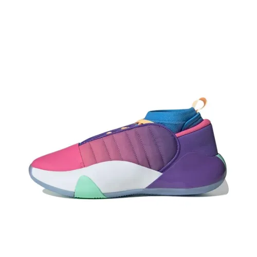 Adidas Harden Vol.7 'Uno Харден Vol. 7 Training CAMP Цветовая схема Low Топ Баскетбольные кроссовки Мужские Розовый Фиолетовый