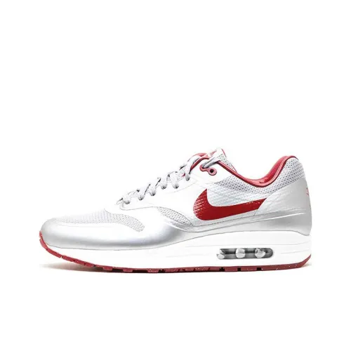 Nike Air Max 1 Low Топ Беговые кроссовки Унисекс Белый