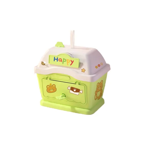 SNAEN Little House Creative Piggy Bank Детская Коробка для Сбережений DIY Sticker с Ключом Развивающие Игрушки