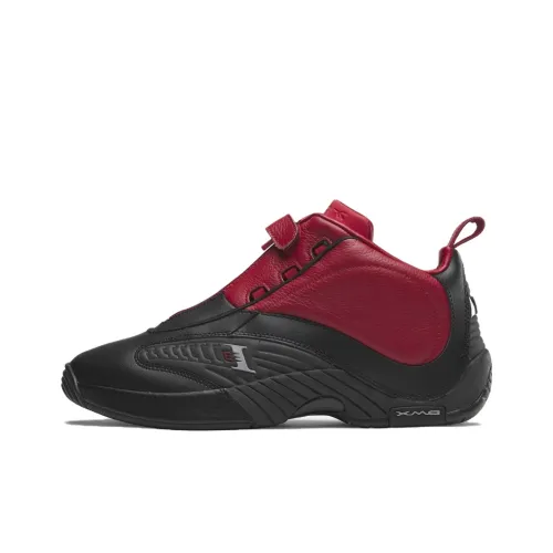 Reebok Answer IV MID Топ Винтажные Баскетбольные Кроссовки Мужские Черные Красные