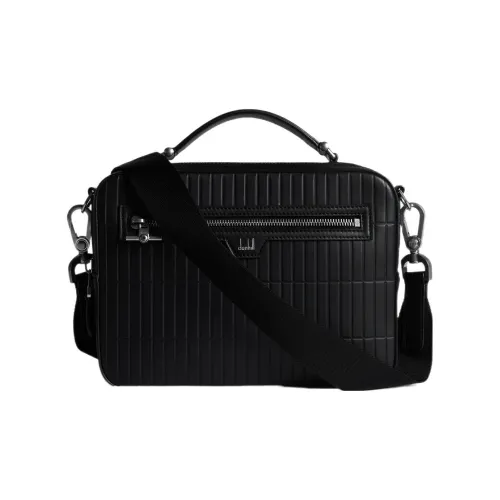 Dunhill Сумка для доставки из коровьей кожи сумка стандартная мужская черная