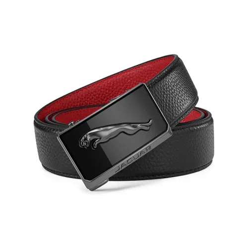 JAGUAR Senior Ремни из коровьей кожи Мужской Черный Ширина 3,5 см
