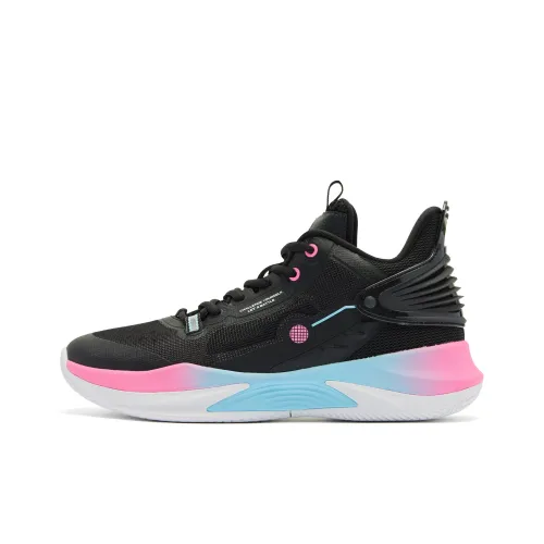 QIAODAN Ядовитые Клыки Команда Slip-resistant Abrasion-resistant Низкий Топ Баскетбольные Кроссовки Мужской Черный