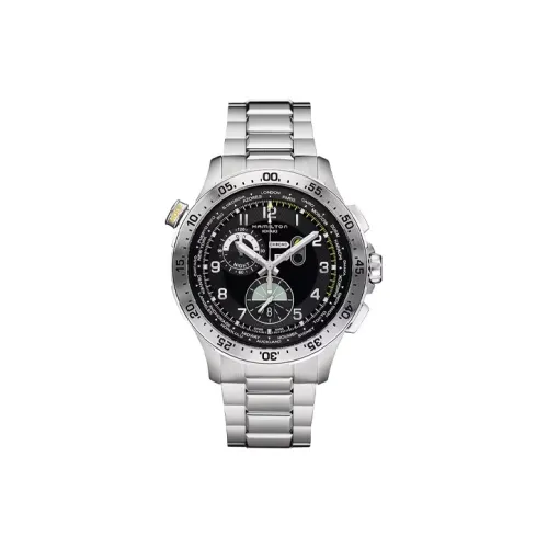 Hamilton Quartz Механизм Мужские часы 45мм*13,3мм Черный