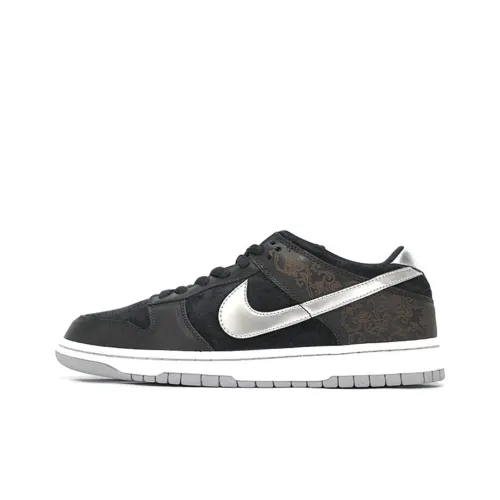 Nike Dunk SB Амортизация Износостойкие Низкие Кроссовки для Скейтбординга Мужские Черные