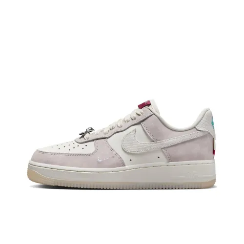 Nike Air FORCE 1 Low Топ Скейтборд Кроссовки Женские Белый Фиолетовый