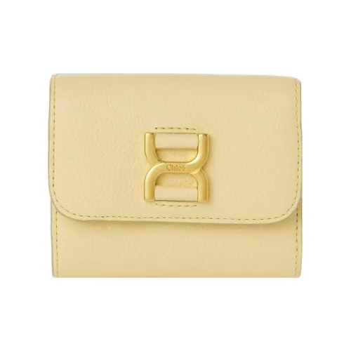 Chloe Marcie с рельефной телячьей кожей держатель для карт кошелек маленький женский светло-желтый