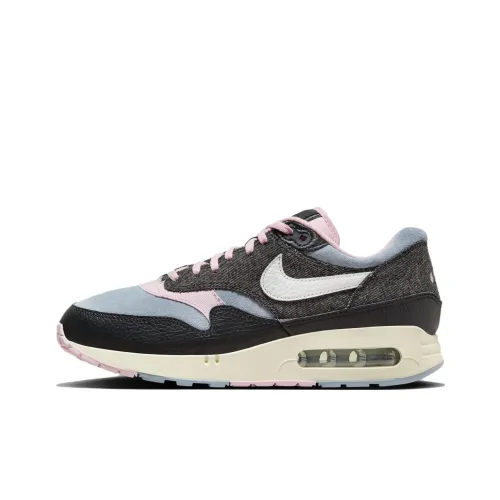 Nike Air Max 1 Casual Low Top Черный Синий Розовый Унисекс