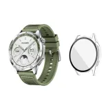 GT4 Collection 46MM Циферблат-Специфические Чехлы для часов + 22MM Composite Woven Pine Зеленый Ремешок