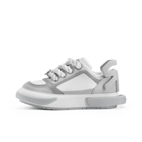 ROLLRULES WAHID Коллекция Низкие Кроссовки для Скейтбординга Унисекс Серый Белый